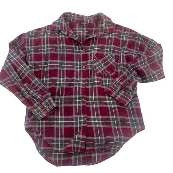 BRANDY MELVILLE | FLANNEL SHIRT button up - Picture 4 of 5